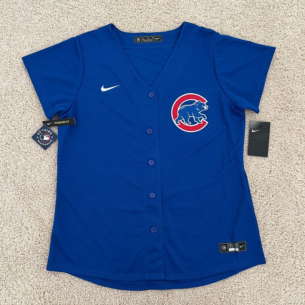 Nike Chicago Cubs Royal Authentic Jersey Women's Size XL
